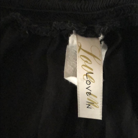 Girls Black Off-The-Shoulder Top - Picture 2 of 2